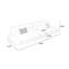 Canapé modulaire en cuir brun-84949541-84949542