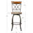 Jefferson Swivel Upholstered Counter Stool-329401020-341251955