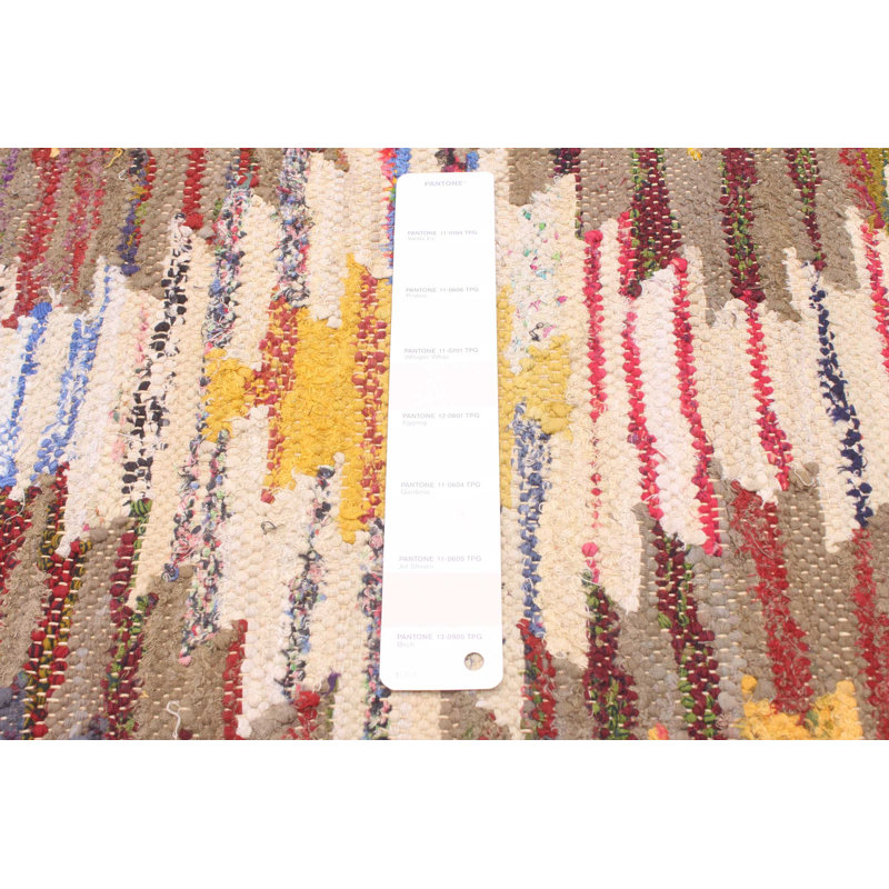 Couleur couleur crème, kilim olive, Rectangle 5 pi x 8 pi