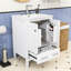 Meuble-lavabo compact compact de 24 pouces avec lavabo durable et grand espace de rangement-194152510