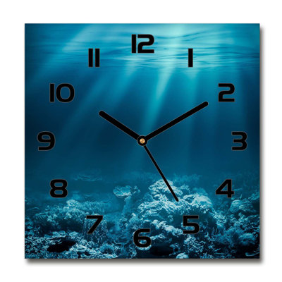Hermelinda Glass Wall Clock