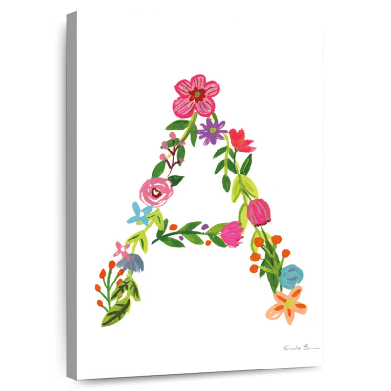Lettre de l'alphabet floral Keiri I, H 30 po x l 20 po