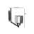 Scandinavian Style Wall Lamp, Black & Copper, 11.8 in Diameter x 15.7 in Height, 11.8 in Width | 100% Metal Construction, Oven Dried Paint & Tumbled Coating | E27 Socket, Max 40W | Elegant & Modern Home Lighting-1904036858