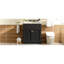 Meuble-lavabo de salle de bain 30 po - Armoire moderne noire avec charnières et poignée en métal exquise-432192762