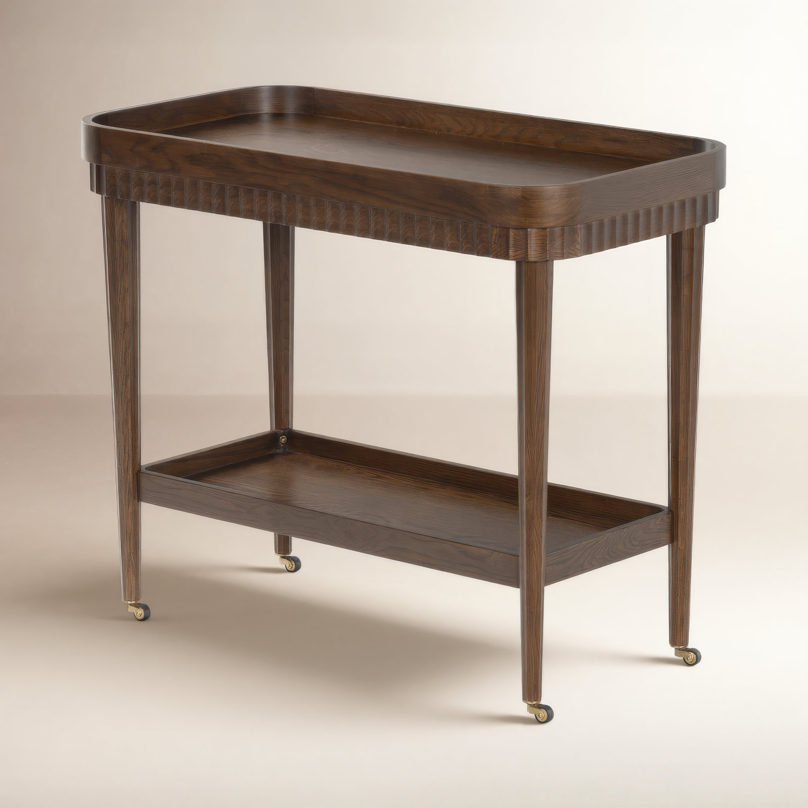 Feliciabriana Wood Barcart, Walnut