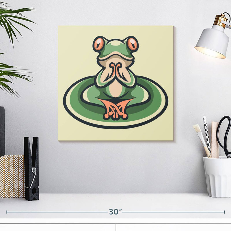 Drôle de grenouille Ketti, H 16 po x l 16 po