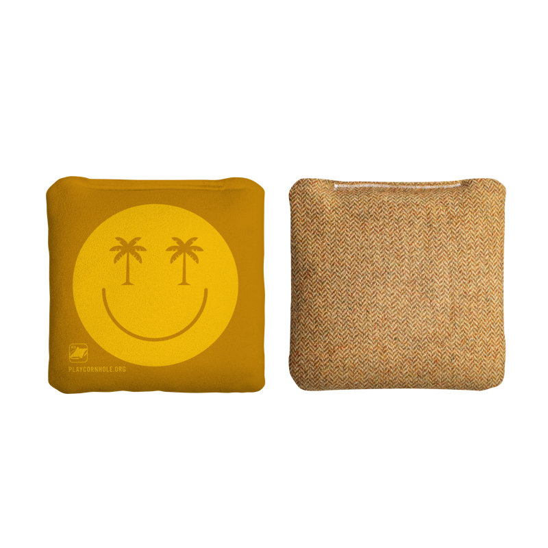 Smiley Palm Synergy Soft Cornhole Bags, Navy