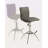 Modern Barstool Texture Leatherette/Chrome Adjustable Height