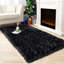 Ismene Solid Colour Shag Area Rug-846224126-909713855