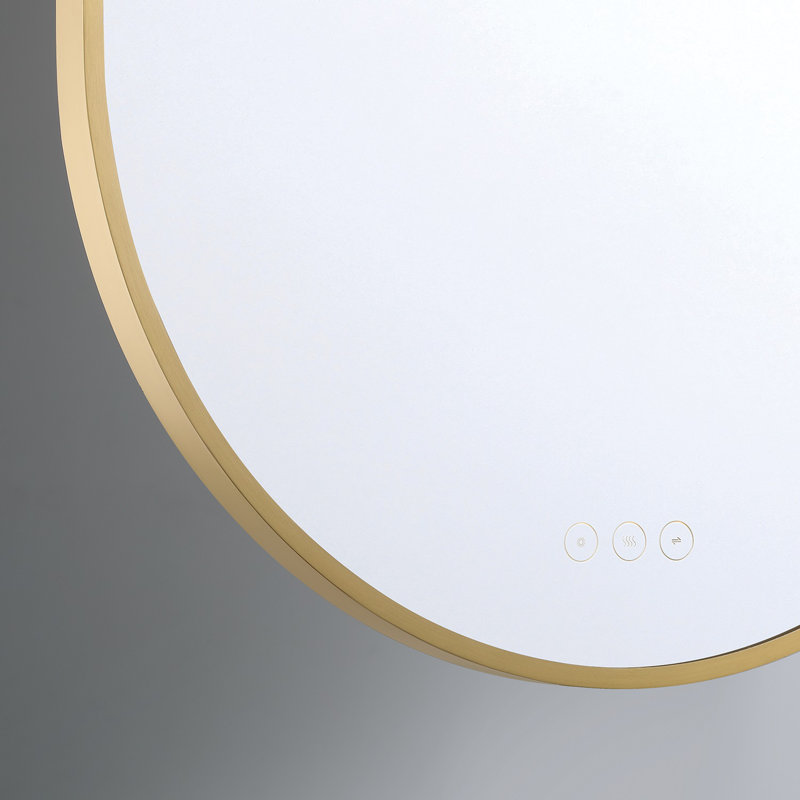 Miroir Mrissa, 21 po x 45 po, or