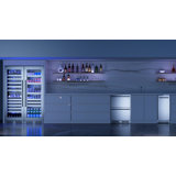 XO 24" Glass Single-Zone 135 Bottle Wine Column Refrigerator