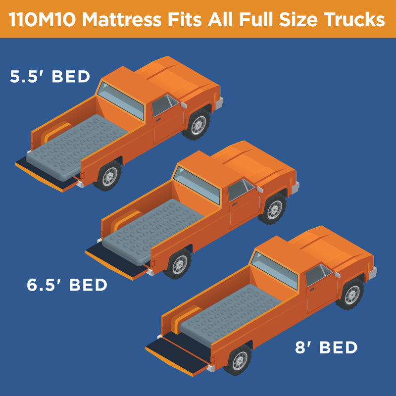 Matelas gonflable de 7 po, L 80 po x l 51 po