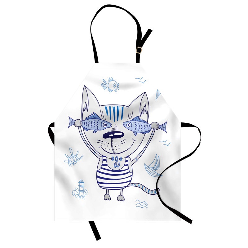 No Pattern Bib Apron