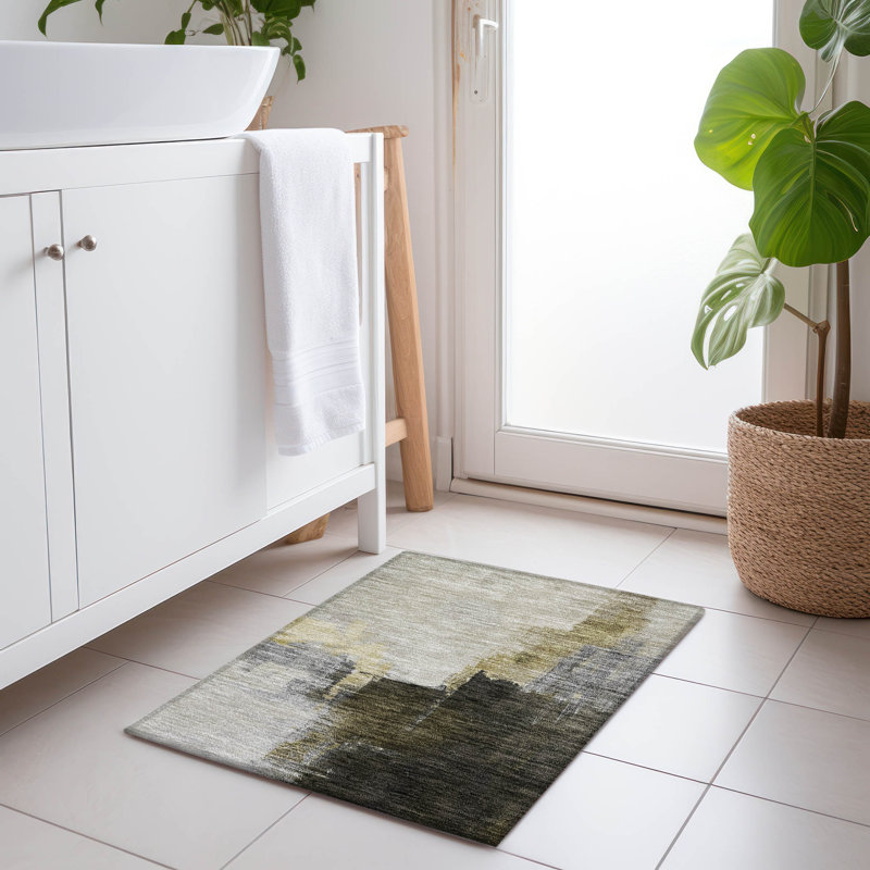 Tapis Chayil avec envers antidérapant, Rectangle 1'8" x 2'6"
