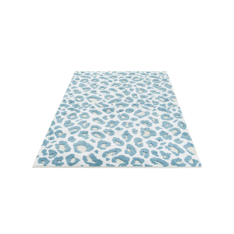 Tapis bleu clair Jahiem