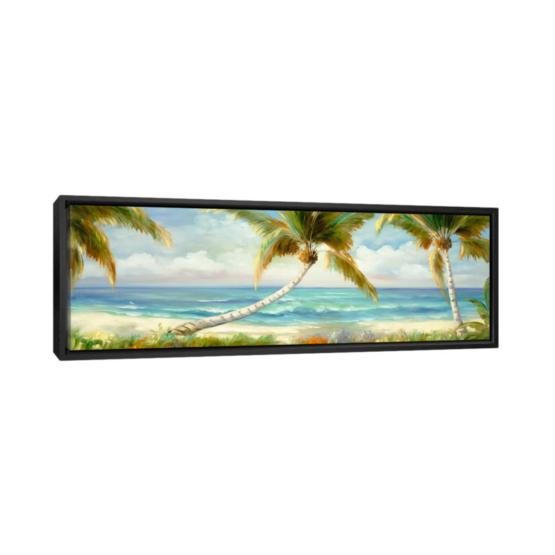 Impression sur toile, H 12 po x l 36 po x P 1,5 po, Toile encadrée noire