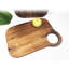 Planches à découper en bois d'acacia pour cuisine 19,4 po