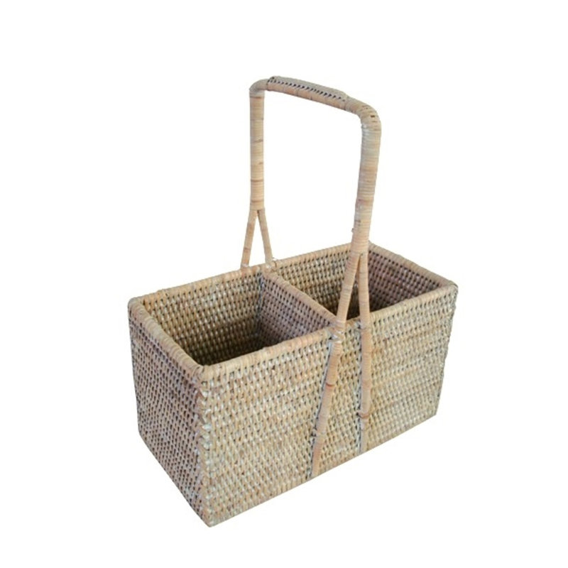 Porte-bouteilles de vin Baske, Blanc délavé