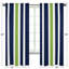 Stripe Striped Semi-Sheer Rod Pocket Curtain Panels-72235209