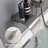 1 Handle Bathroom Waterfall Faucet with Diverter-94413972