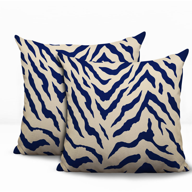 Coussin intérieur / extérieur Billi, Blue, 16x16
