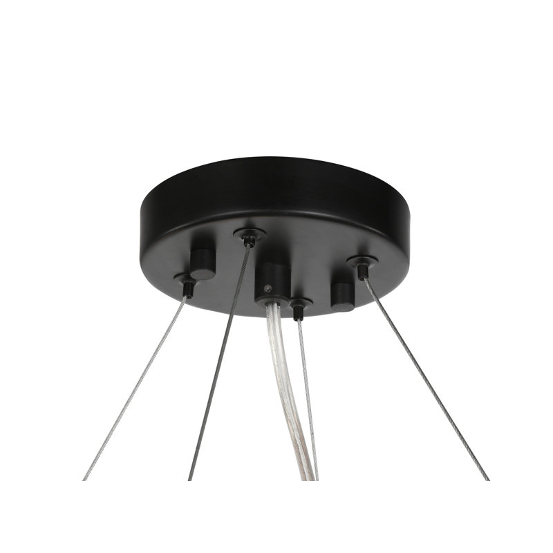 Lustre de roue de wagon de style bougie 8 lumières avec accents en cristal Ostrom