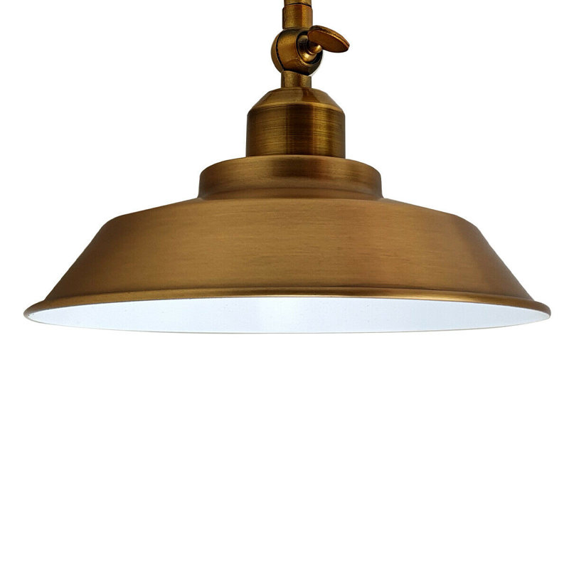 Bolduc Semi Flush Mount, Yellow Brass