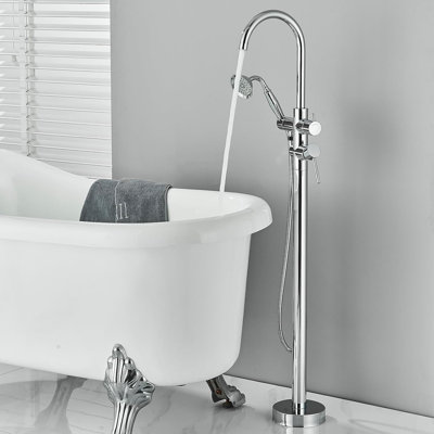 Aki Clawfoot Tub Faucet and Handshower Included
