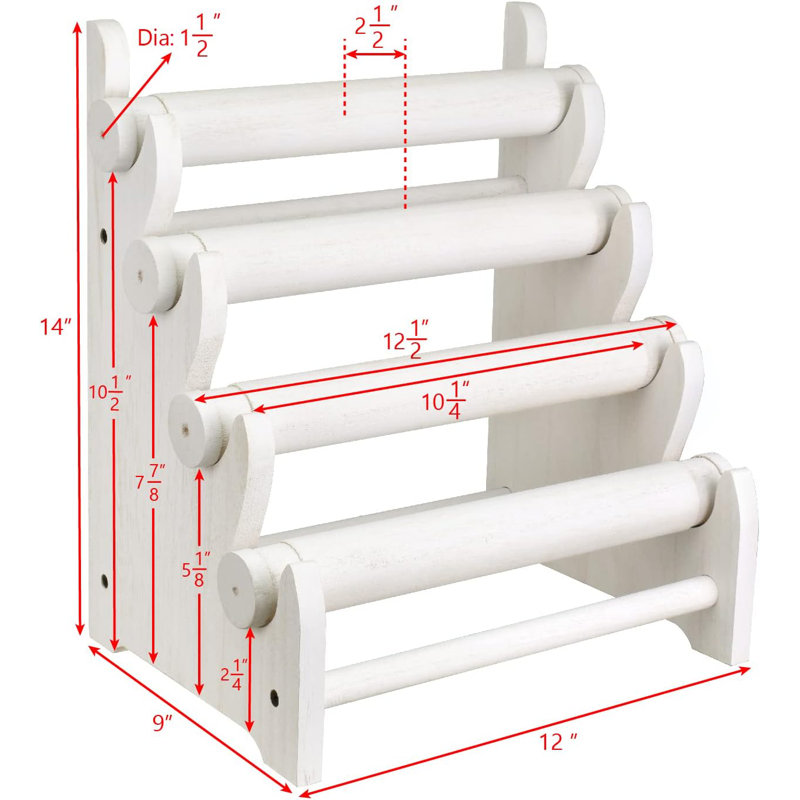 Ethanjames Jewelry Stand, White