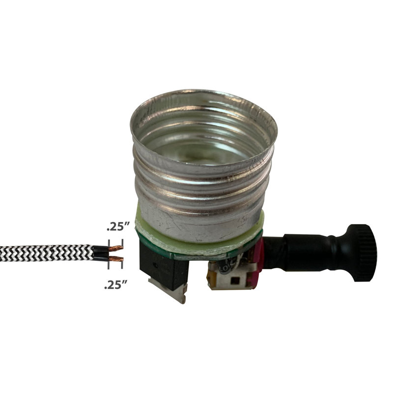 Variateur 150 watts, Noir mat