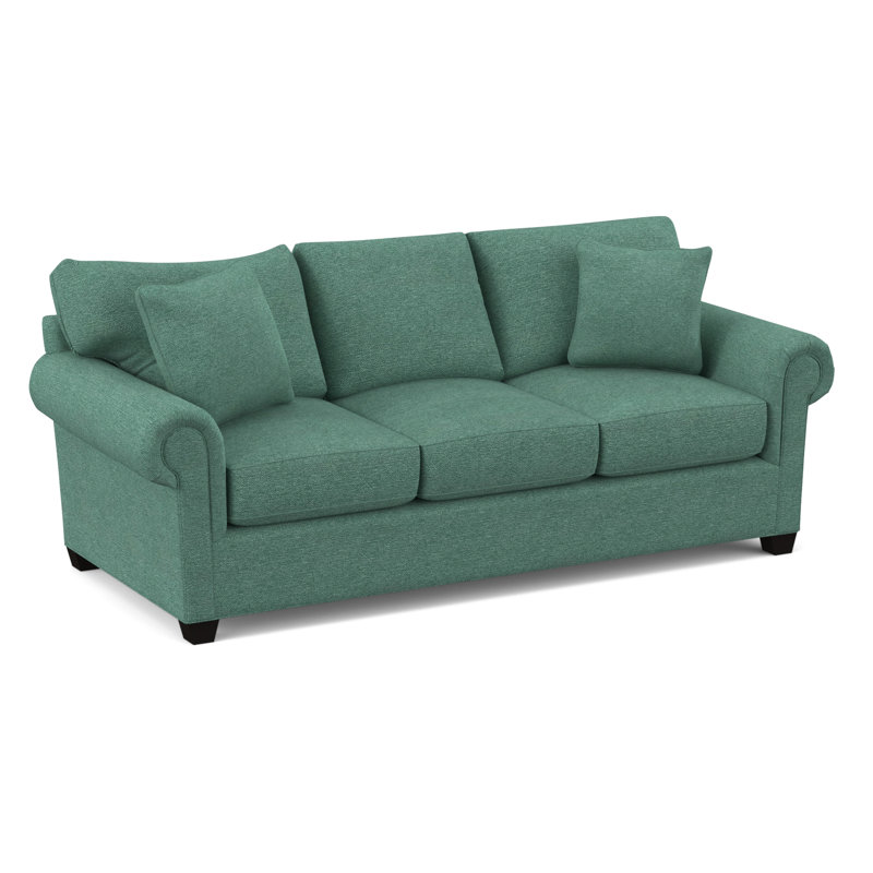 Grace 86" Sleeper Sofa Bed with Reversible Cushions, Hybrid, Antic Lagoon