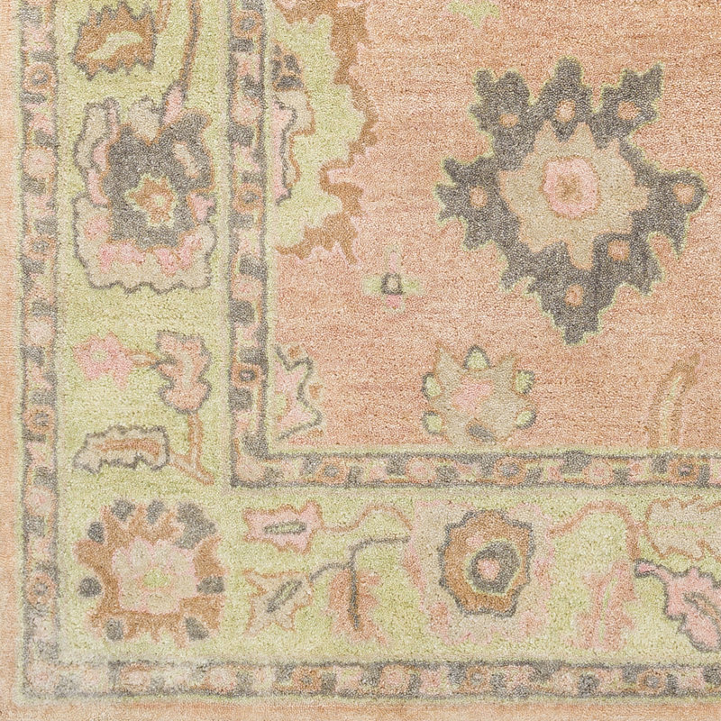 Handmade Gray Wool and Viscose Tufted Rug, 2' x 3'