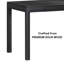 Table de bureau rectangulaire en bois avec tiroir caché NTC Flow - imperméable et résistante à la chaleur-108840018