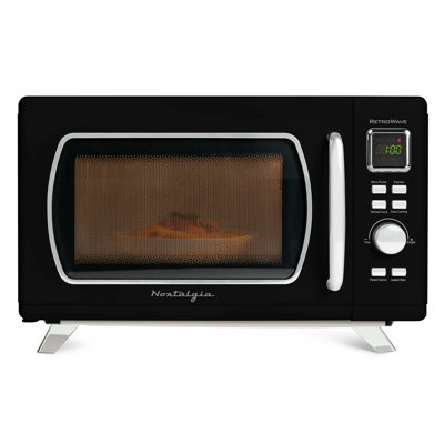 Nostalgia 0.9 Cubic Feet Countertop Microwave