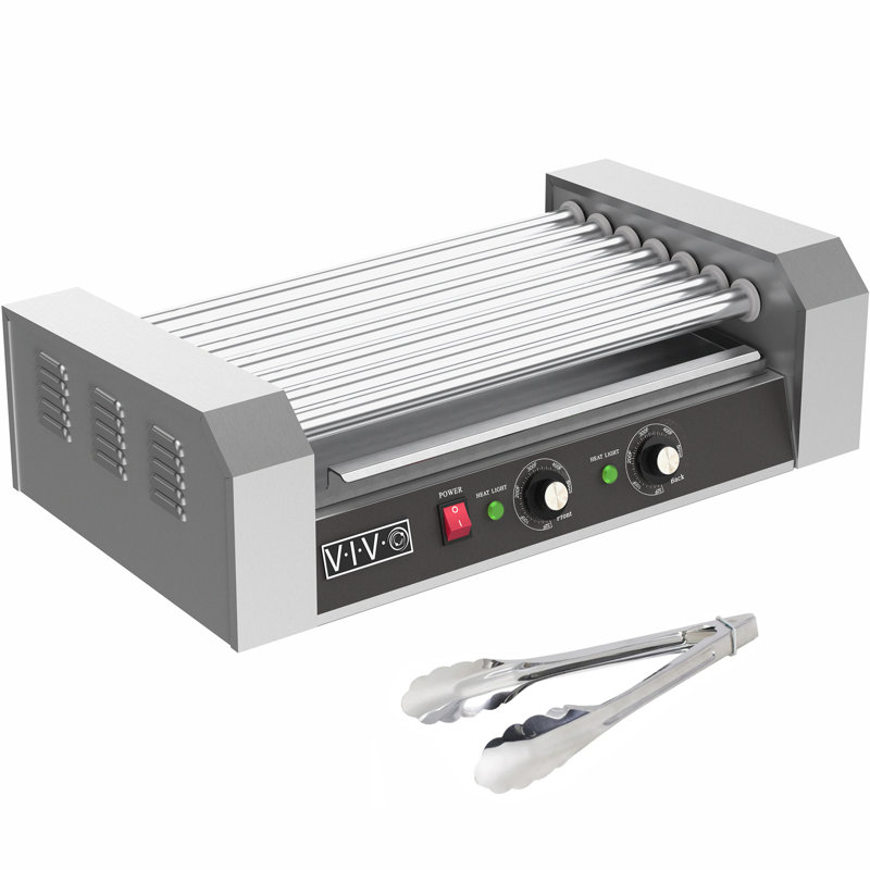 Vivo Electric Hot Dog, 7" H x 22.5" L x 13" D