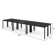 Sharlen 165.3''Wide 12FT Modular Rectangular Conference Table, Modern Seminar Table