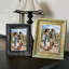 Cadre photo poli antique 3 pièces 8 "x 10" avec support de table et crochets muraux