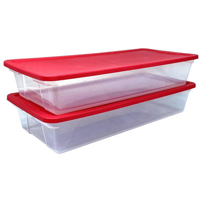 Homz Stackable Plastic Storage Container