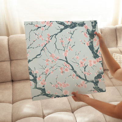 «Botanical Sakura Cherry Blossom Tree V», reproduction d'art asiatique sans cadre