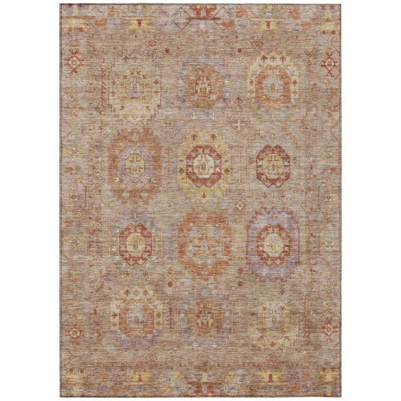 Machine Washable Indoor/Outdoor Kadyn ACN2227 Panel Rug, Rectangle 8' x 10'