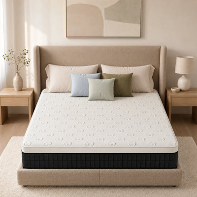 Matelas hybride mi-ferme 12 po avec ressorts ensachés individuellement, isolement de mouvement et mousse certifiée CertiPUR-US®