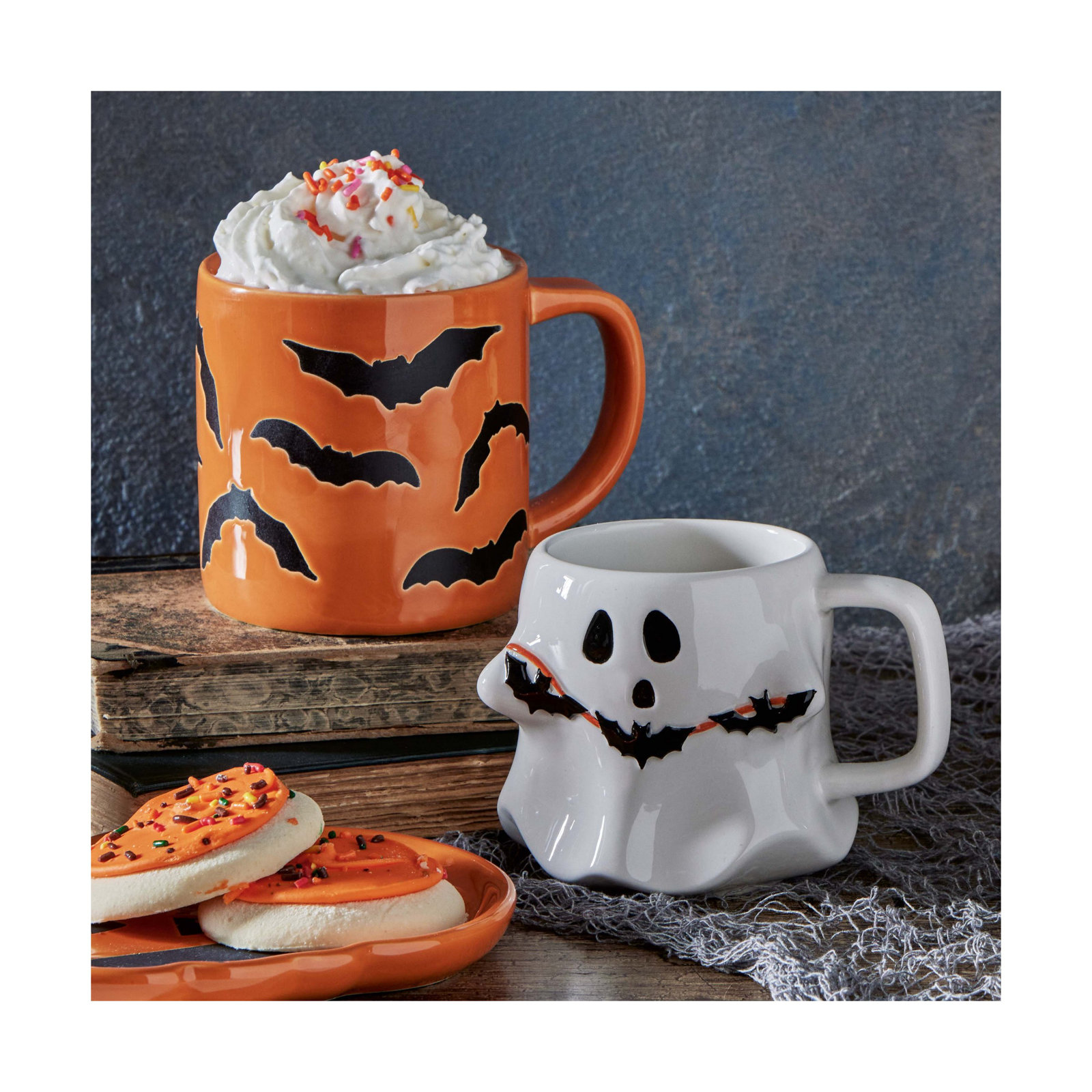 Halloween Black Bats Mug