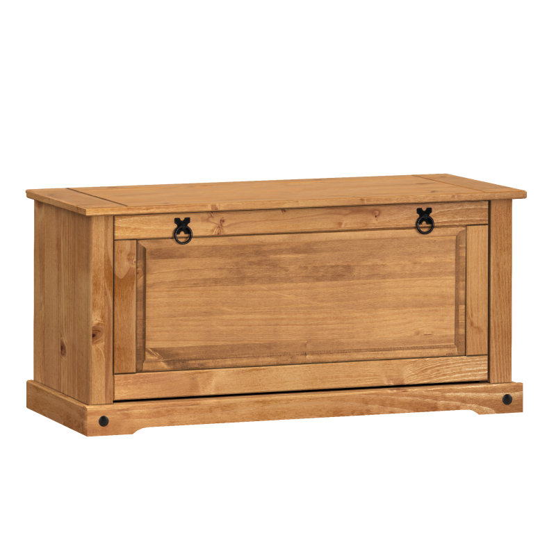 Bayhills Rectangle Accent Cabinet, Brown, Black