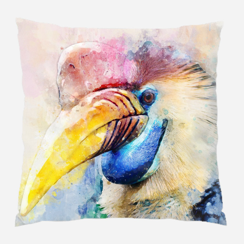 Celine Outdoor Reversible Throw Pillow, Indoor, Microsuede