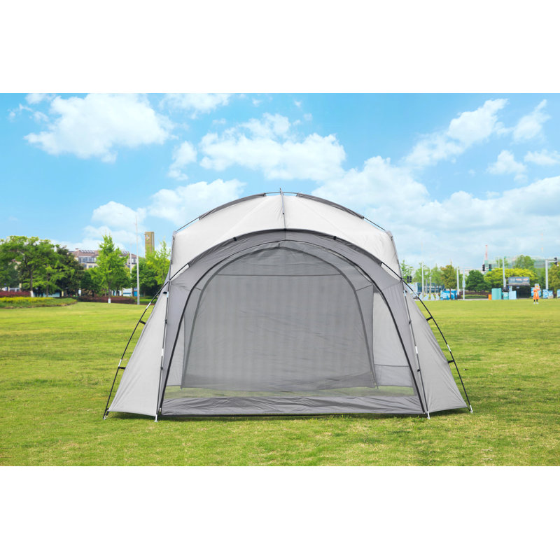 Douthett 3.5m x 3.5m Metal Patio Gazebo, Grey