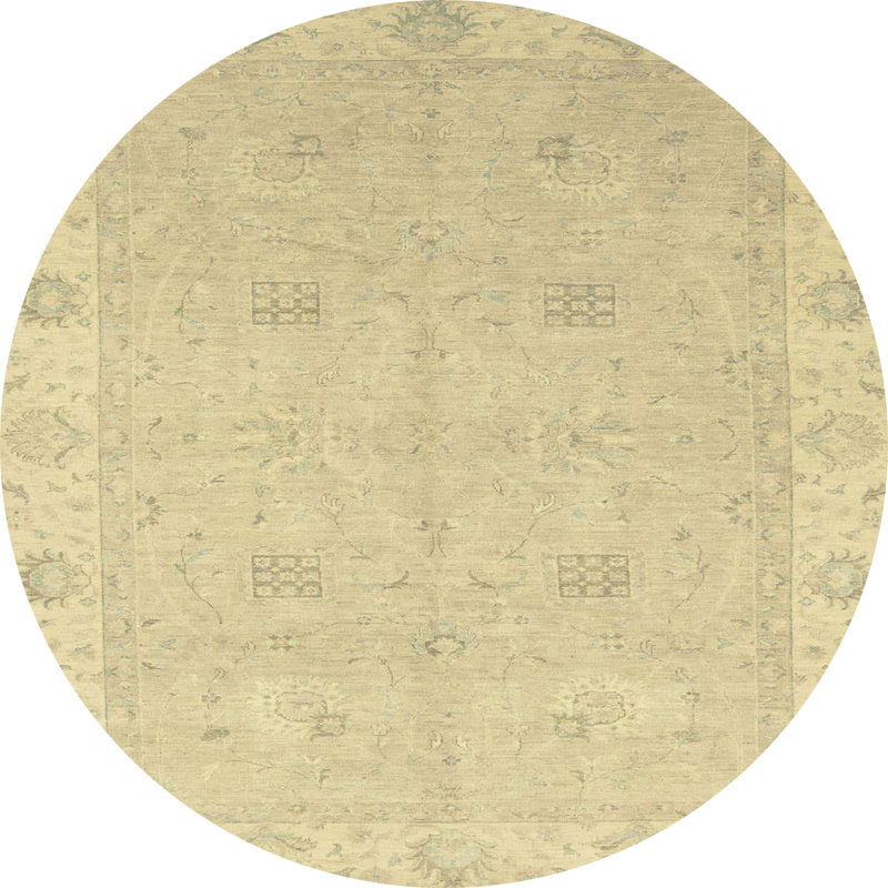 Tapis abstrait moderne 2699, Rond 7 pi