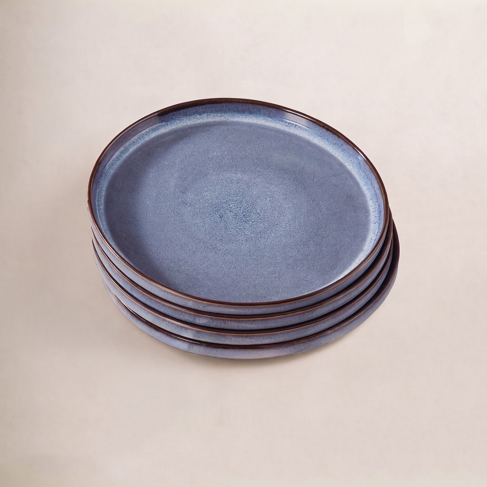 10" Ceramic Dinner Plate, Blue