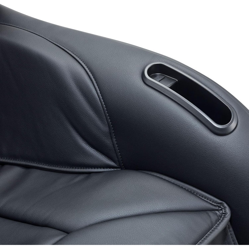 Fauteuil massant avec repose-pieds réversible SynCa CirC 3, Beige
