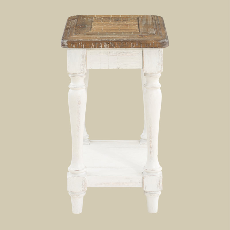 Bellatrix End Table, White