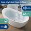 Tidal 31.69 " W Freestanding Soaking Acrylic Bathtub